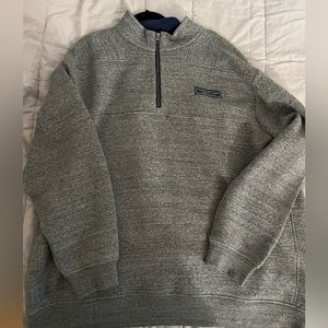 Grey Vineyard Vines 1/4 Zip Shep Shirt